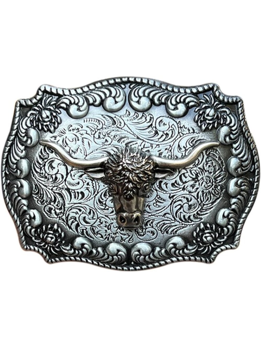 Women Animal-002 Imported Western Cowboy Bull Head Horse Belt Buckle